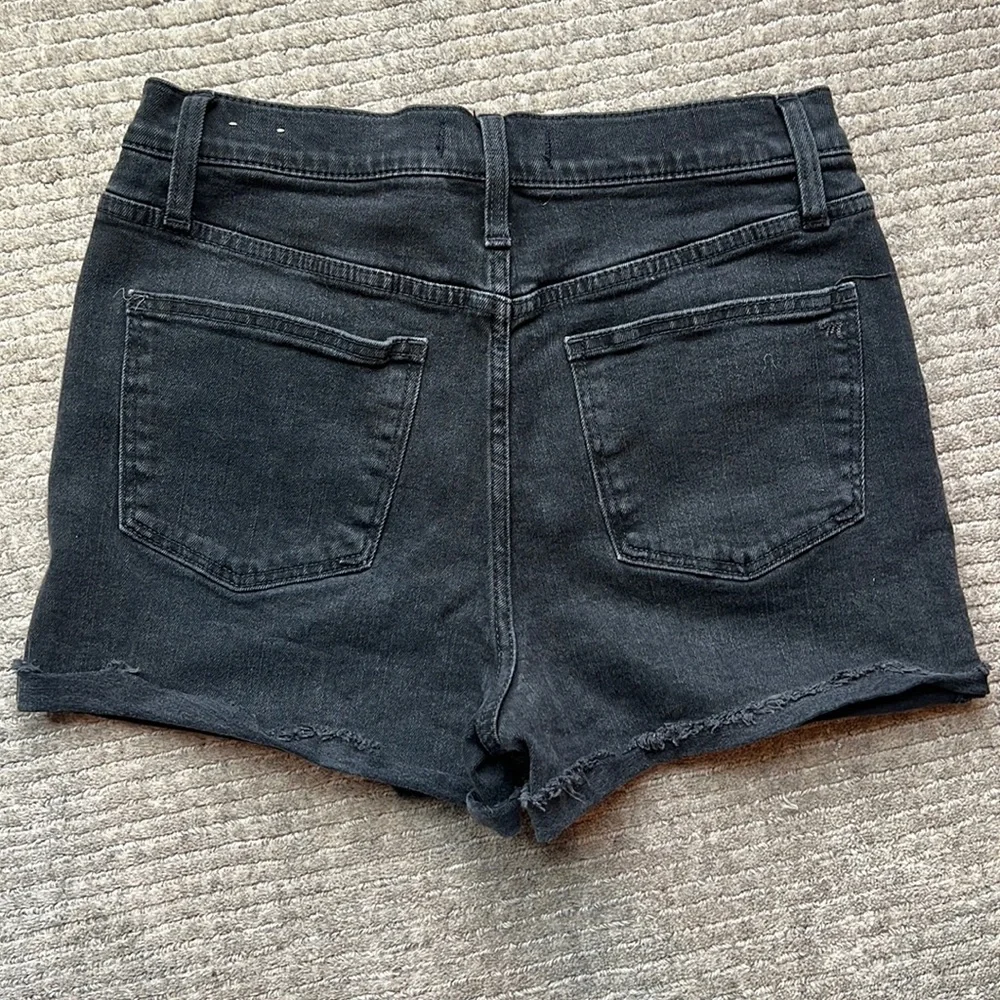 Women’s Madewell black denim shorts - size 27 - Picture 5 of 5